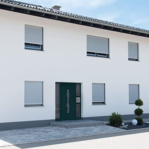 Haustür Anthrazit 98x200 cm PVC, Somanki Zimmertür, Eingangstür, Innentüren, Wohnungstür, Nebeneingangstür - 1 x Tür,1 x Handgriff-Set,1 x Schlüsselsatz,1 x Dichtungsband,1 x Montagesatz