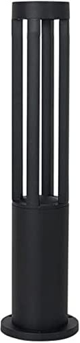Poste de luz de jardín Portal de lámpara de pilar retro, Luminaria de poste de exterior moderna, Luces de columna LED con carcasa de aluminio IP55 Luces de pilar cilíndricas impermeables, Linterna de