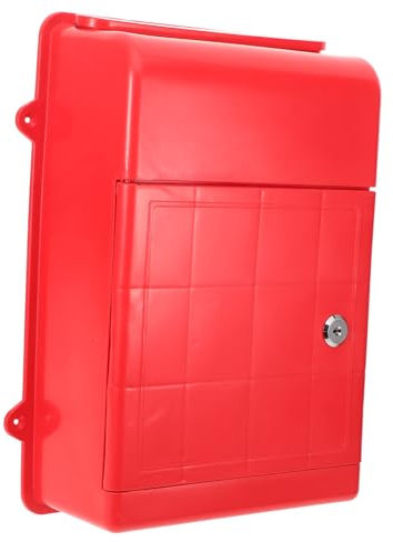 Tofficu Postale Da Parete Serratura Dei Suggerimenti Per Esterni Contenitore Per Posta in Polipropilene Resistente e Durevole Per Interni Ed Esterni