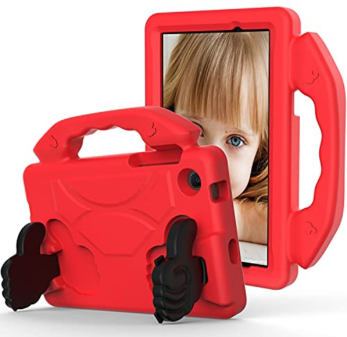 Tablettskydd For Samsung Galaxy P3200 / P3100 / P3110 Tablet Väska For barn Shocksäker lättvikt EVA Släpptäkert slagmotståndsskyddande handtagslock Hemma för surfplatta(Rosso)