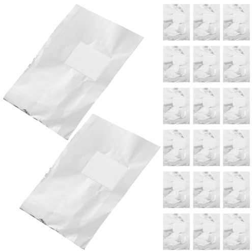 WEKADRIN Papillotes Aluminium pour Manucure avec Tampons Coton Enveloppes Dissolvantes pour Vernis Semi-permanent Protection Cuticules et Retrait Rapide