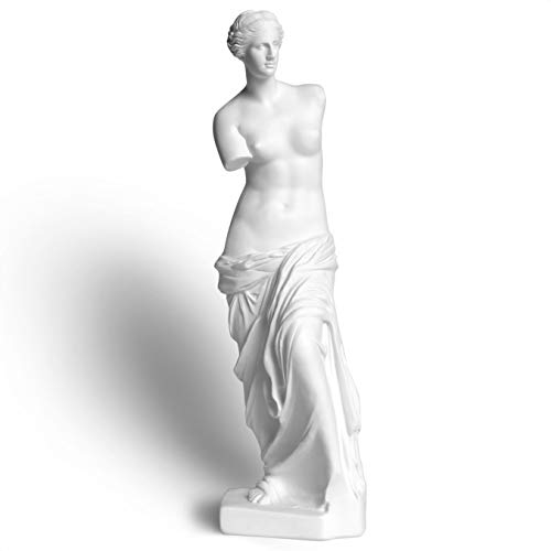 Garwor, statua di Venere di Milo, Afrodite di Milo, dea dell'amore e della bellezza nella mitologia greca, 30,5 cm, statuetta decorativa in resina, busto di Venere di Milo