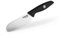 BURNHARD Coltello per Hamburger - Coltello per Tagliare panini e focplastica acce da 20,5 cm - Grande Lama in Acciaio Inossidabile Arrotondata sul Davanti