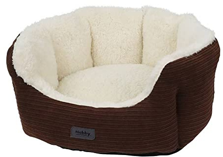 Nobby 61741 Komfortbett oval KAMBA braun; L x B x H: 55 x 50 x 21 cm