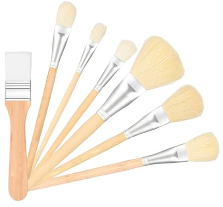 Pinceaux pour Peinture Acrylique, Pinceau pour vadrouille Aquarelle,Pinceaux de mélange de Peinture Acrylique | Ensemble de pinceaux à dorure d'artiste pour Les Feuilles de Flocons de Feuilles d