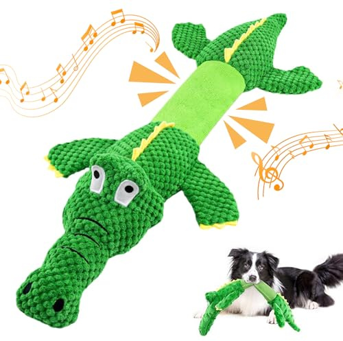NUUOTP Hundespielzeug Quietschende Spielzeug für Hund mit Knitterpapier Interaktives Tauziehen Hundespielzeug Plüsch Kauspielzeug für Hund Kuscheltier für Hunde für Kleine, Mittlere, Große Hunde