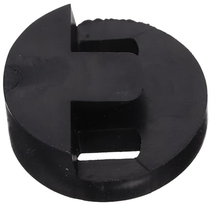 JEWEDECO Sordina de Goma para Cello Flexible y Práctica, Accesorio Negro Adecuado para Práctica de Principiantes Puente de Cello
