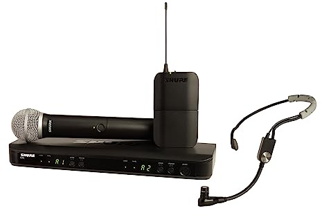 Shure BLX 1288E/SM35 Sistema radiomicrofonico con headset SM35 e palmare SM58
