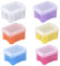 6 Pack Small Plastic Storage Box Really Useful Box Mini Storage Boxes Organiser Box With Lids (8.5 * 6.5 * 5CM/3.34 * 2.6 * 2inch)