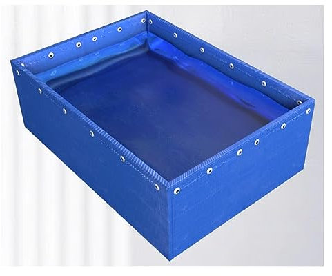 Estanque De Peces Estanque De Peces De Lona Engrosada, Cisterna De Lona Móvil Al Aire Libre Digestor De Biogás, Puente Bolsa De Agua Prepresurizada Tanque De Acuicultura De Plástico Grande para Marco
