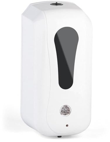 Dispenser automatico di disinfettante per le mani da 1200 ml, dispenser automatico di sapone da parete, ricarica USB, disinfettante per le mani senza contatto, mani libere, ricaricabile, gel doccia,