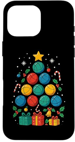 Bocce Bocci Albero di Natale Natale Custodia per iPhone 16 Pro Max