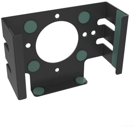 för mac för mini monitorfäste för vesa kompatibel ställning för silikon – borrfri installation säkerhetshållare – elegant svart 15 x 15 x 6 cm