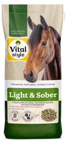 Vitalstyle Hästmüsli ljus & sober 15 kg