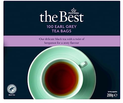 Morrisons The Best 100 Earl Grey Tea Bags 200g