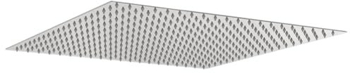 vidaXL Testa Doccia a Pioggia in Acciaio Inox 304 50x50 cm Quadrata, soffione Doccia a Pioggia, soffione Bagno, Parte Doccia