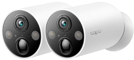Tapo MagCam 2K+ - 2025 Wirecutter Best Outdoor Security Camera & PCMag Editors' Choice, Wireless Battery Power, Magnetic Mount, Subscription-Free SD Storage or Cloud, Person/Vehicle Detection, 2-Pack