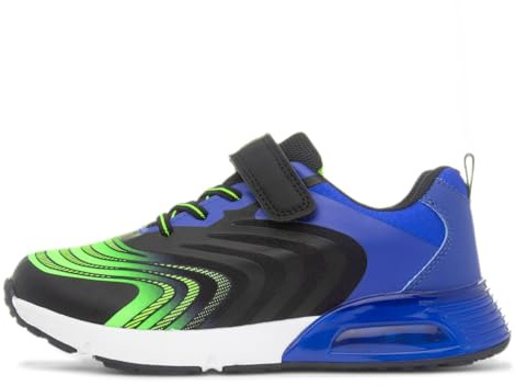 XL - Hockey Boys Multi Easy Fasten Trainer - Size 2 UK - Multicolour