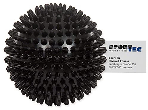 Igelball Massageball Reflexzonen Massage Selbstmassage hart 10 cm schwarz