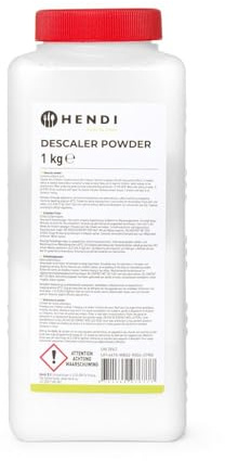 HENDI Polvere anticalcare per rimuovere facilmente depositi di calcare, per tutti i dispositivi che consumano acqua, 1 kg