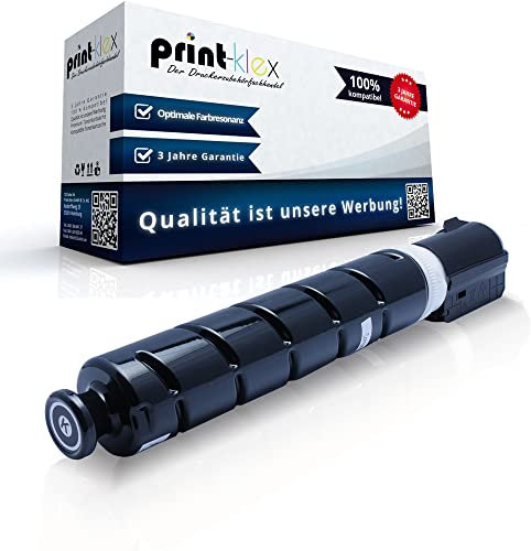 Print-Klex Cartouche de toner compatible pour Canon IR-C 250 i IR-C 250 iF IR-C 350 i IR-C 350 iF IR-C 350 p IR-C 351 iF C-EXV47 CEXV 47 C-EXV 47 8516B002 CEXV47 Noir Black - Série Color Print