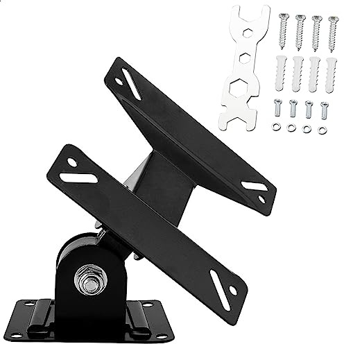Ogetok TV Monitor Wall Mount Bracket with Swivel Articulating for Most 14-24 Inch LED LCD Flat Screens TVs, Max VESA 75x75mm to 100x100mm up to 35 lbs/15kg, Black Wall Mount TV Bracket