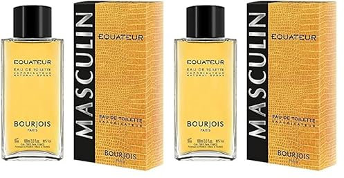 Bourjois - Eau de Toilette Homme Equateur - 100ml (Lot de 2)