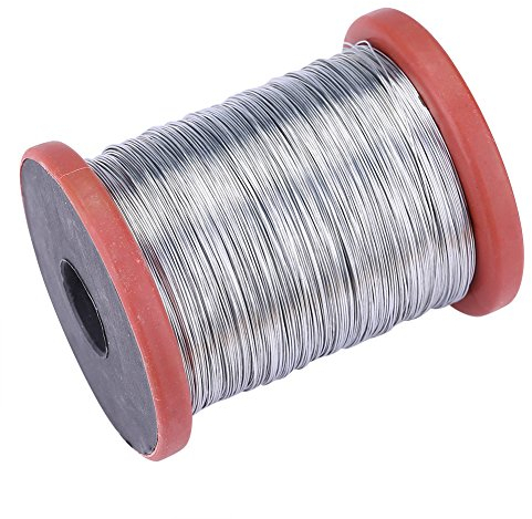 TOPINCN Edelstahl oder Eisendraht, 500 g Rolle für Bienenstockrahmen Werkzeug (Eisendraht)