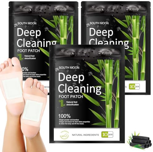 YANXINKE 30 Pcs Cerotti Disintossicanti Piedi,Detox Foot Patch,Foot Patch Cerotto Detergente,Cerotti Detox Piedi,Piedi Disintossicanti Adesivi,Detox Foot Patch,Alleviare Stress Migliorare Sonno