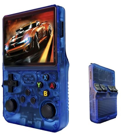 R36S 128GB palmare retrò console di gioco integrata, oltre 20000 giochi classici, sistema Linux con schermo HD MIPI IPS da 3,5 pollici, dispositivo portatile per giochi e intrattenimento da 3500 mAh