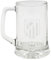 CyP Brands - Atlético de Madrid, Boccale da birra, Vetro, Grande capacità 280 ml, Manico comodo, Lavabile in lavastoviglie e adatto al microonde, Trasparente