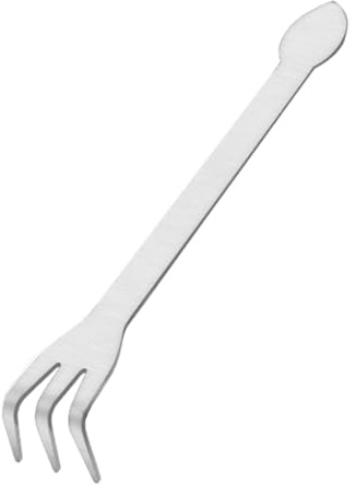 LOVIVER Rastrillo de bonsái con Pala, cultivador portátil de Acero Inoxidable, Herramienta para aflojar Tierra de los bonsáis, Ideal para Patios, 24cmx3cm