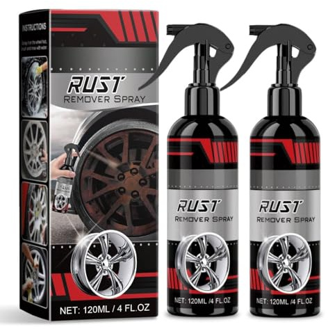 Powerful Rust Remover for Metal, Heavy-Duty Spray for Steel & Iron – Metal Corrosion Rust Dissolver Agent for Car Maintenance & Industrial Use | Converter Spray with Long-Lasting Protection (2)