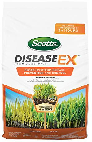 Scotts DiseaseEx Lawn Fungicide, 10 LB - Lawn Disease Prevention and Control for Brown Patch, Yellow Patch, Stem and Stripe Rust, Red Thread, and More As Listed