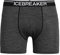 icebreaker Herren Anatomica Boxershorts - Herren Unterhosen - Merinowolle Unterwäsche - Gritstone Heather, M