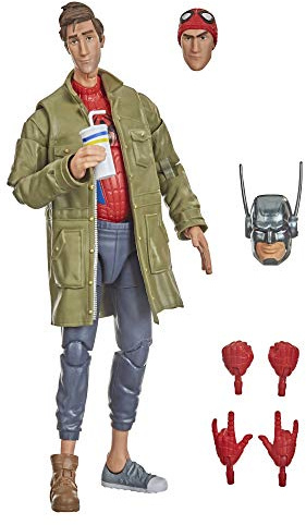 Spider-Man Hasbro Marvel Legends Series Into the Spider-Verse Peter B. Parker 15 CM Collectible Action Figure Toy For Kids Age 4 and Up