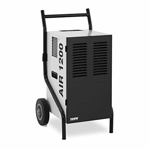 MSW Bautrockner 50 L/24 h 90 m² 5,69 L Luftentfeuchter Raumentfeuchter Trocknungsgerät