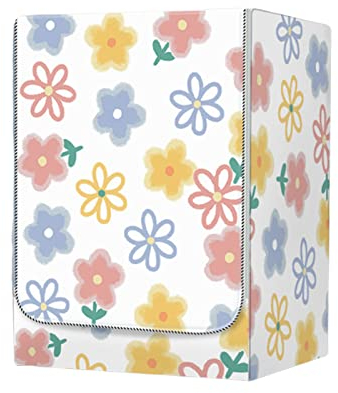 FANSU Grigio Copertura Lavatrice per Esterno per Lavatrici e Asciugatrice, Impermeabile Antipolvere Coprilavatrice da Esterno con Aperture Frontali Protezione Solare (L-10.5-12kg,Graffiti Rosa)