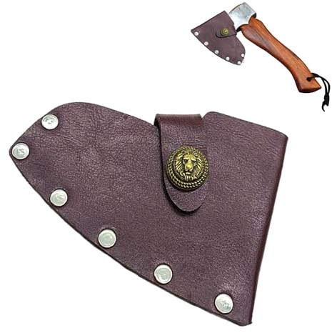 XCSJ Fourreau De Hache Housse De Protection pour Fourreau De Hache Housse De Protection pour Arêtes Vives De Hache pour Arête De Hache De 11.5 Cm, pour Hache pour l'Extérieur,Camping, Randonnées (A)