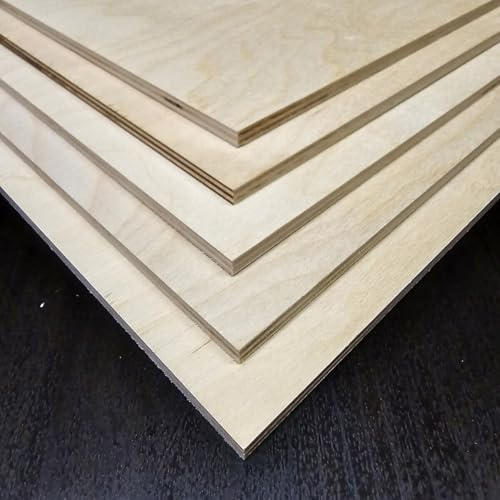 AtHaus® Multiplex 6mm | Sperrholz Zuschnitt | Birkensperrholz für DIY-Projekte, Basteln, Modellbau & kreative Holzarbeiten | Holz Platten | In individuellen Größen erhältlich: 80x20 cm