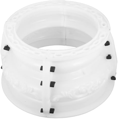 OSALADI Stampo Per Ornamento Superiore Colonna Romana in Plastica Base in Cemento, Riutilizzabile Per Progetti Edilizi Fai Da Te in Ville e Cortili