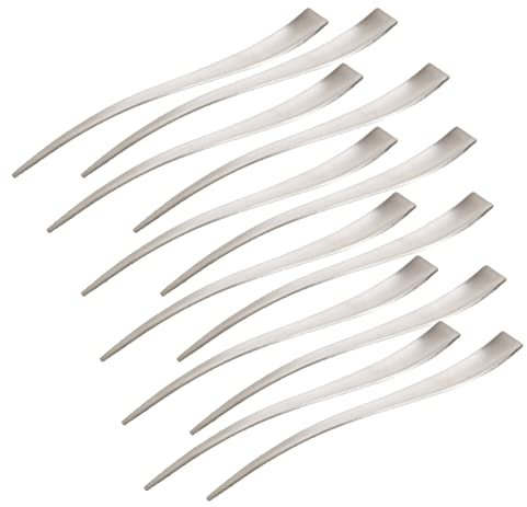 CANDeal 12 st mini kaffeskedar, 12,7 cm kreativa efterrättsskedar, espressoskedar, rostfritt stål små serveringsskedar