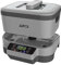 AIPOI Ultraschallreinigungsgerät 1200ML, Ultraschallreiniger mit Gespaltener, Ultraschallbad zur Reinigung für Schmuck, Brillen, Uhren, Zahnprothesen, Geschirr usw, 70W Ultrasonic Cleaner (Grau)