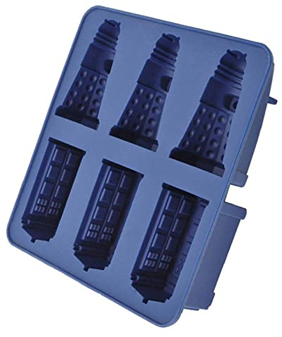 MYSUNBAR Silicone Ice Mould Container Praline Cube Doctor Who Cool Drinks Biscuits DIY Baking Tools