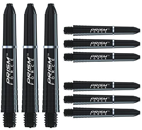 WINMAU Prism Force Dartschäfte - 3 Sets pro Packung (insgesamt 9 Schäfte)