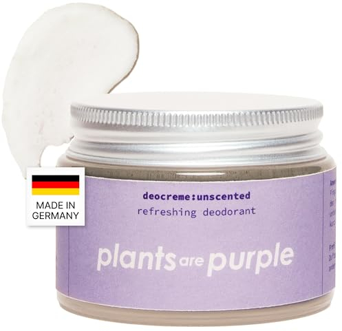 Natürliche Deocreme ohne Aluminium - effektiver Schutz gegen Schweißgeruch mit Natron, Sheabutter und Jojoba-Öl I Für alle Hauttypen I Sparsam und ergiebig I Vegan & cruelty-free