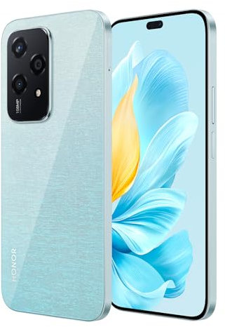 HONOR 200 Lite Smartphone 5G 8GB+256GB, AMOLED 6,7, Cámara Triple de 108MP, MediaTek Dimensity 6080(6nm), 4500mAh, Double SIM, NFC, Android 14, Azul