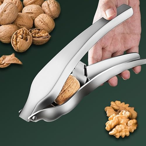 Heavy Duty Nutcracker Stainless Steel, Nut Crackers for All Nuts Pecan Walnut Plier Opener Tool