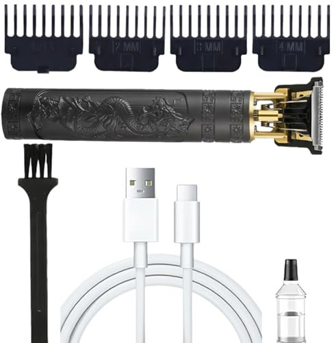 NHQZ Uomo Rasoio Elettrico Barba Macchinetta per Capelli Portatile Tagliacapelli Uomo Professionale Trimmer Regolabarba Regola Barba Elettrico Trimmer Capelli Con