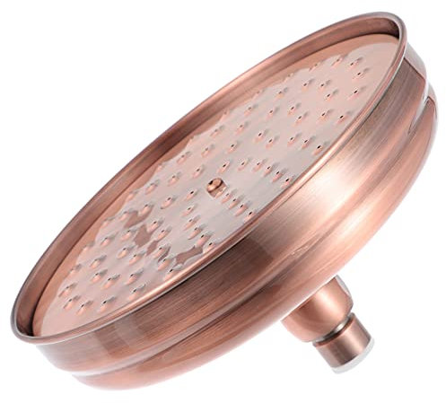 DOITOOL Soffione Doccia Rame Antico: Di Rame Testa di Acquazzone di Alta Pressione Doccia a Pioggia Testa Retro Doccia Spruzzatore Bagno Soffione Sprinkler Ugello di Ricambio per Bagno, Doccia